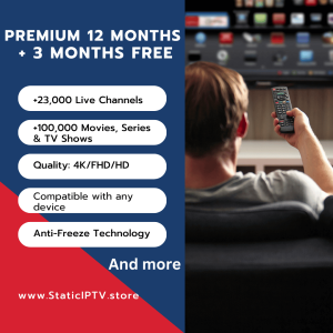 12-Month IPTV Subscription